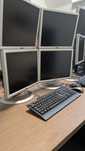 Monitor LCD Dell 17 " Sprawny + Uchwyt Noga Stopa