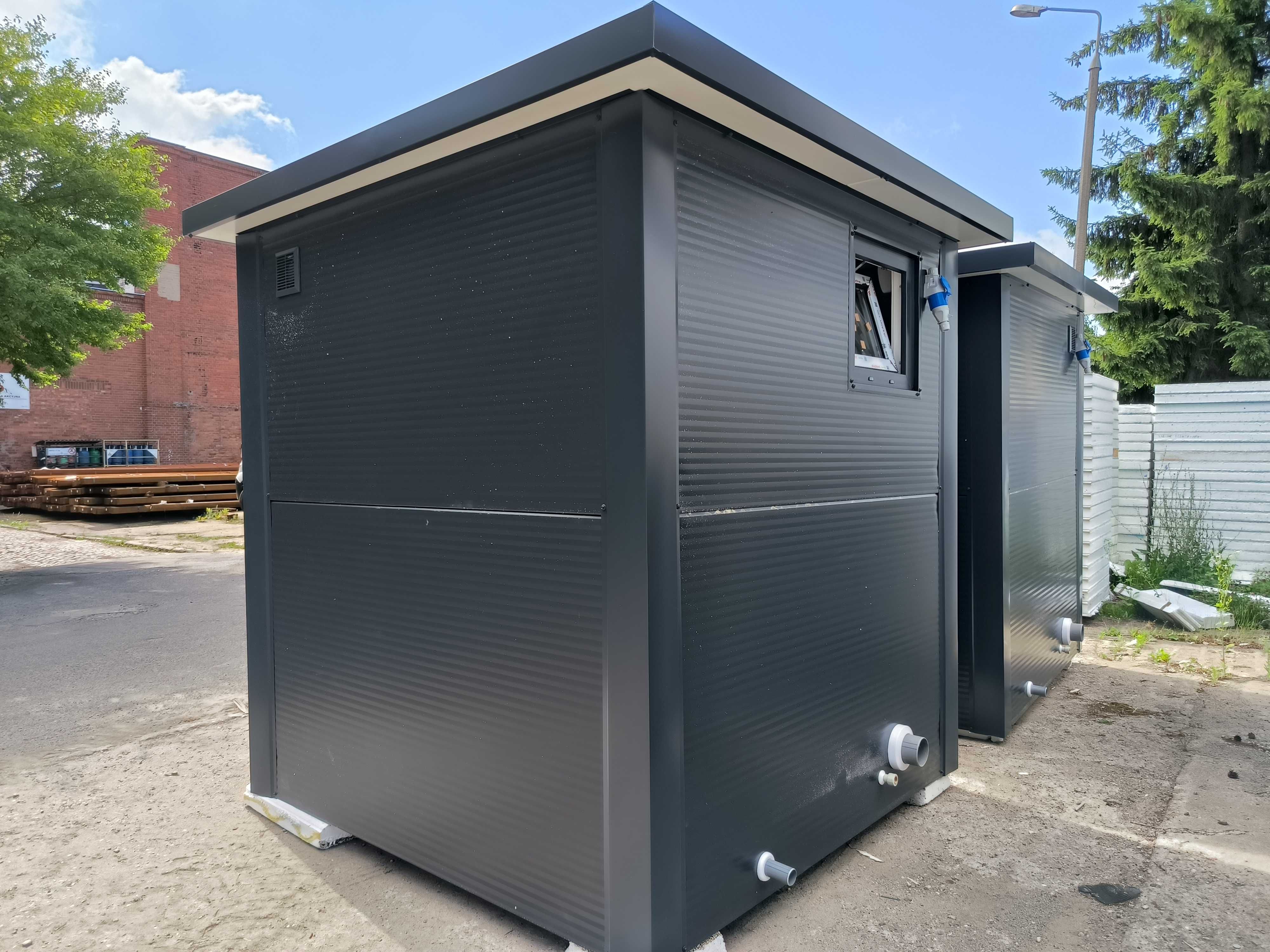 Pawilon / Kontener sanitarny WC z prysznicem -  2,10 x 2,10 m