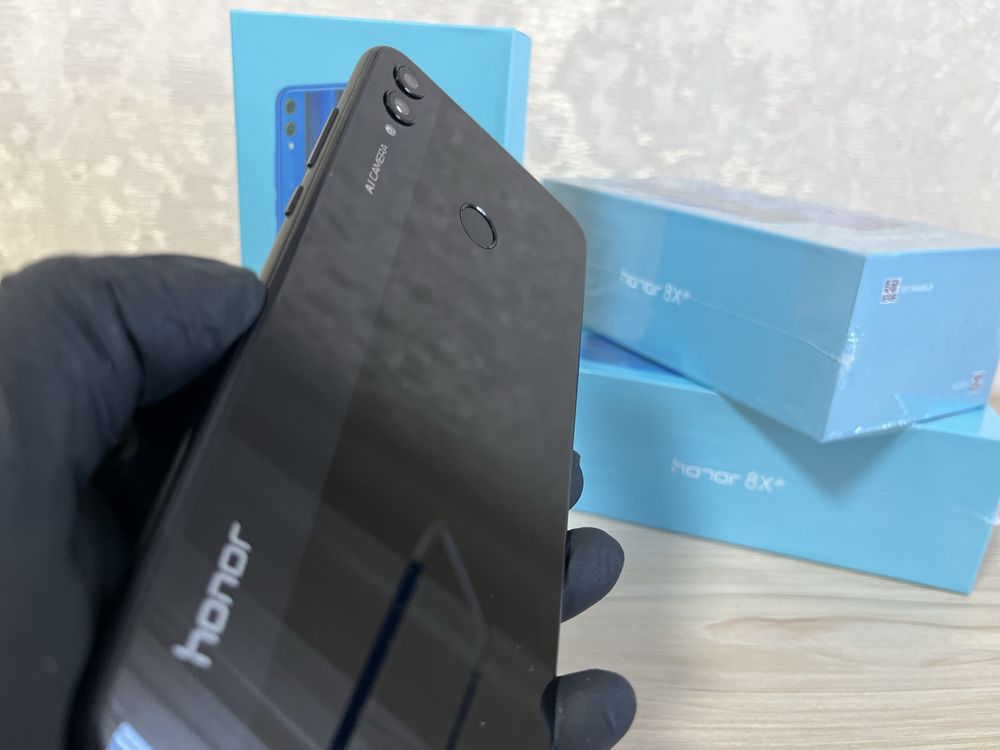 Нові!Смартфони Huawei Honor 8X 6/128GB Black+чохол+захисне скло