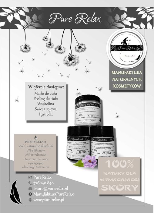 Peeling do Ciała - Naturalne Wegańskie Kosmetyki Pure Relax