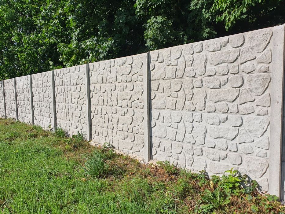 Ogrodzenia betonowe - PRODUCENT, Panele siatkowe, Podmurówka , Słupki