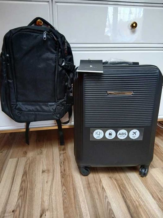 Walizka i Plecak Puccini czarne