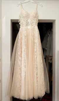 Piękna suknia ślubna xs