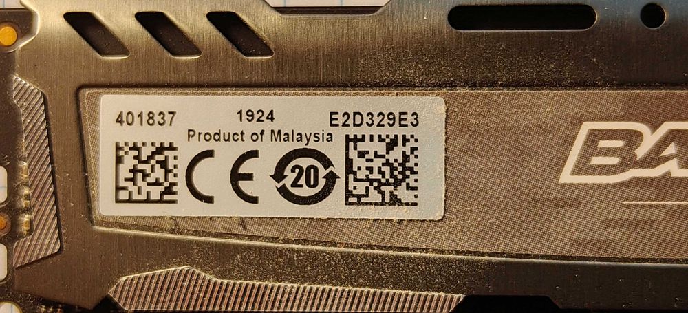 Pamięć DDR4 Crucial Ballistix 2x8GB