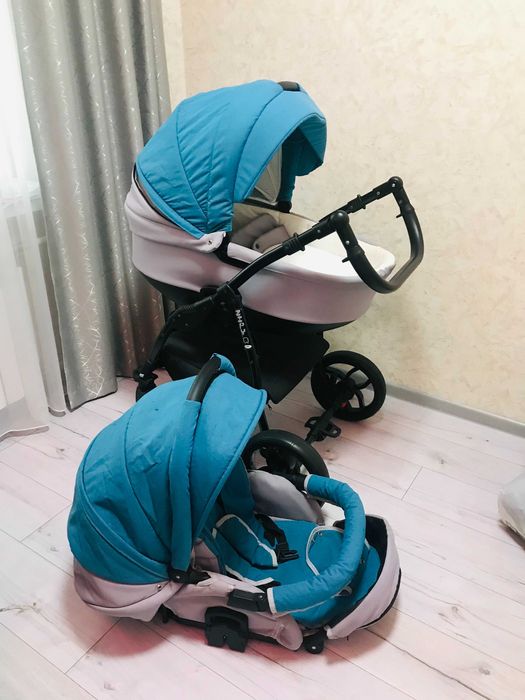 Baby Merc Коляска 2-в-1 Zipy Q ZQ/139B бирюзовый