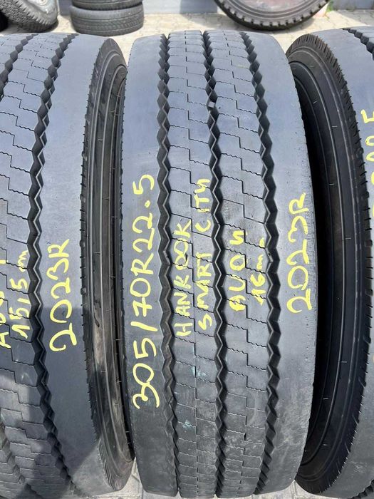 4x 305/70R22.5 Hankook Smart City A004