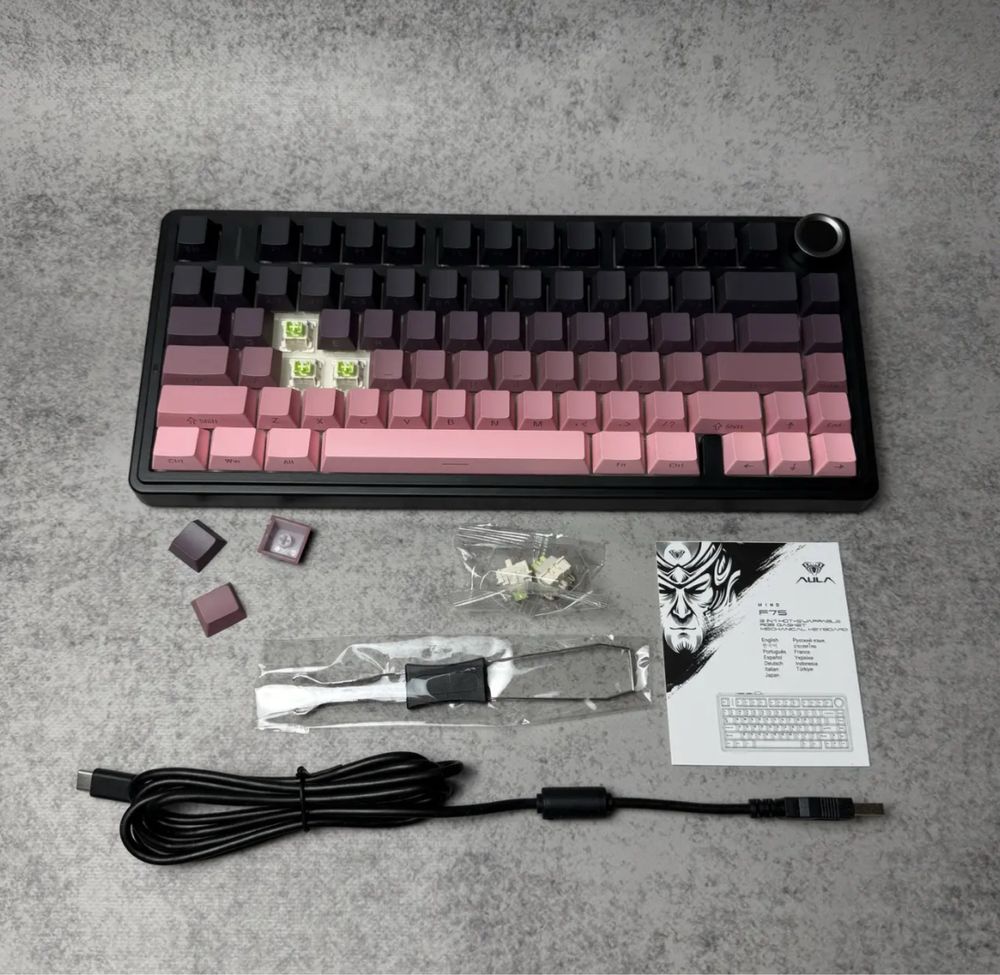 AULA F75 Pink Gradient
