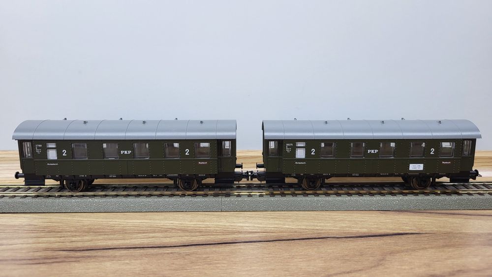 PIKO zestaw dwa wagony os 2kl PKP H0 st. Lębork DOKP Gdańsk  OKAZJA