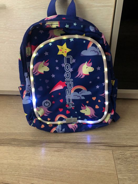 Рюкзак світлодіодний LED єдиноріг (заряджається).