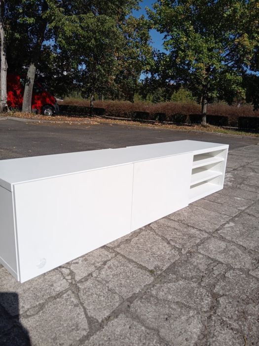 Szafka pod tv ława ikea besta biała