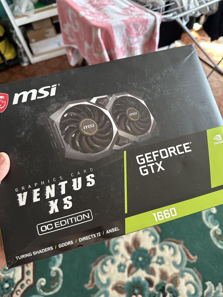 Відеокарта MSI gtx 1660 ventus 6 gb