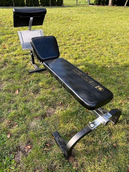 Ławeczke KETTLER skos z modlitewnikiem / orbitrek / poręcze do śćiany.