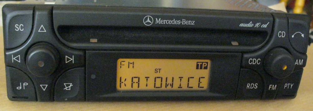 kolekcjonerskie stare radio Mercedes-Benz sprawne  AUDIO 10CD ALPINE