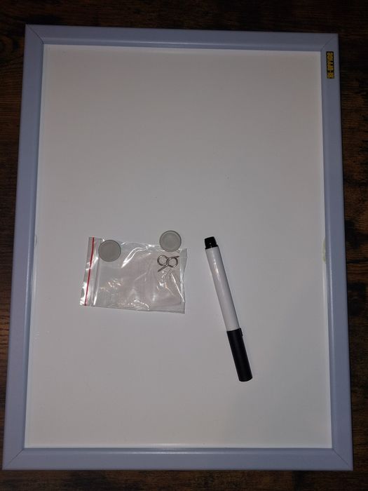 Tablica magnetyczna, suchościeralna, 40 x 30 cm