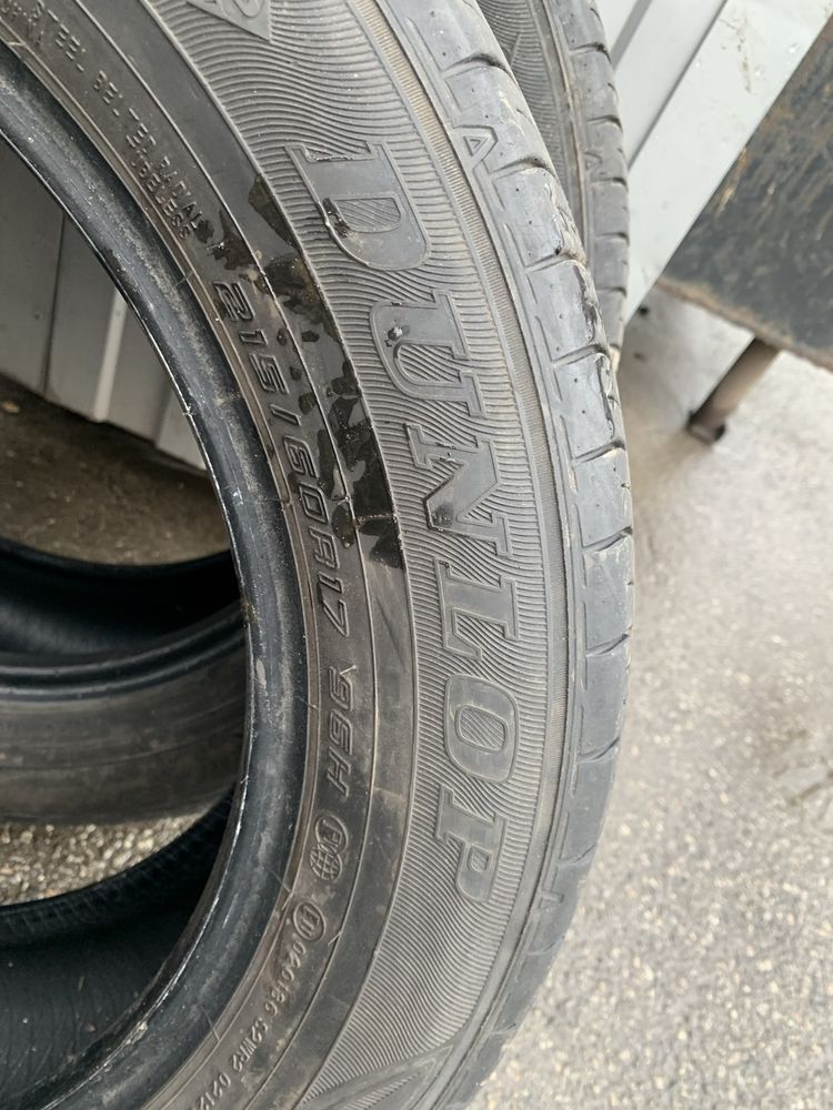 Шины DUNLOP летние 215/60r17