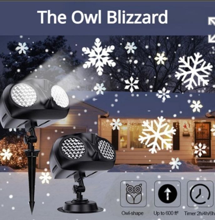 Проектор снежинок