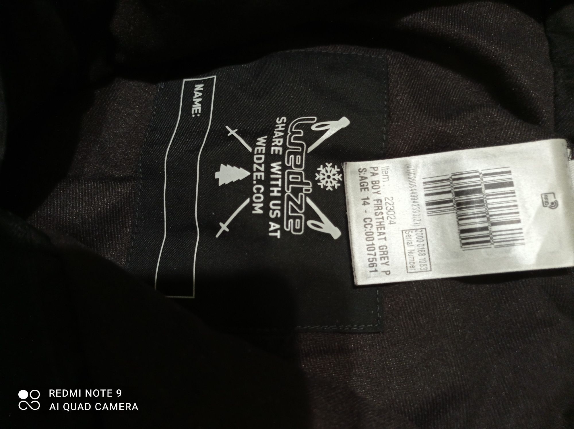 Зимние штаны decathlon р 152-162