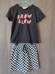 H&M komplet spódnica t shirt r.122-128