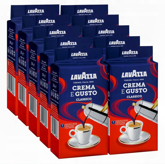 Kawa mielona Lavazza Crema e Gusto 250g 10 szt.