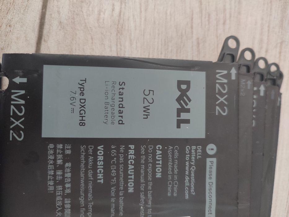 Батарея АКБ Dell DXGH8 90V7W XPS 13 9370\9380\9350\9343\5390\3301