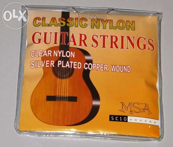 Jogo de cordas nylon - guitarra clássica