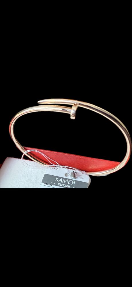Золотой браслет Cartier гвоздь 585 проба распродажа