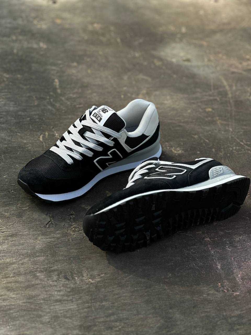 Чоловічі кросівки New Balance  574 Black/white