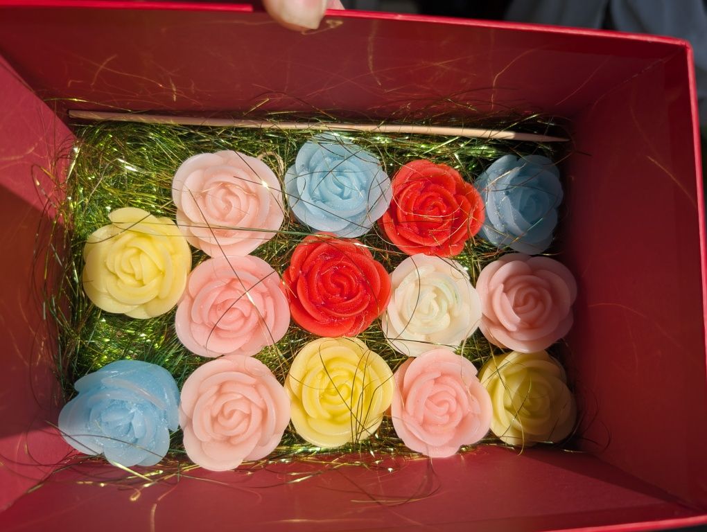 Flor de cera perfumada