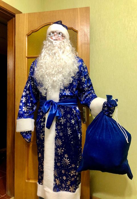 Дед Дід Мороз новогодний костюм Діда Діда Мороза Николая