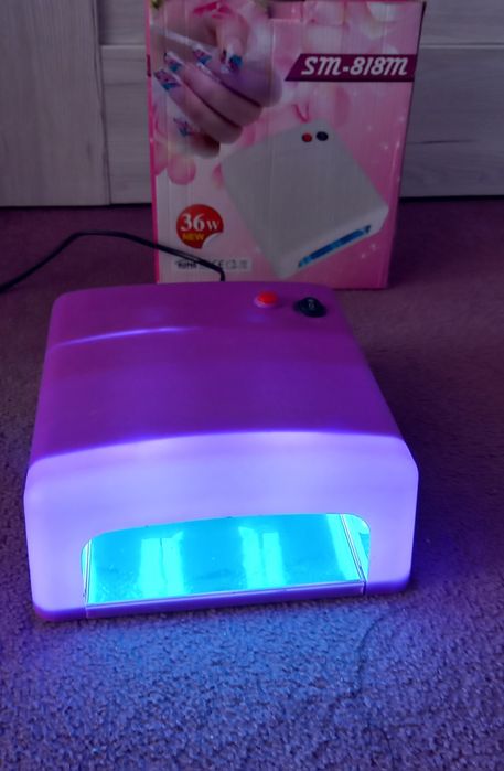 lampa UV do paznokci hybrydy 360W + GRATIS