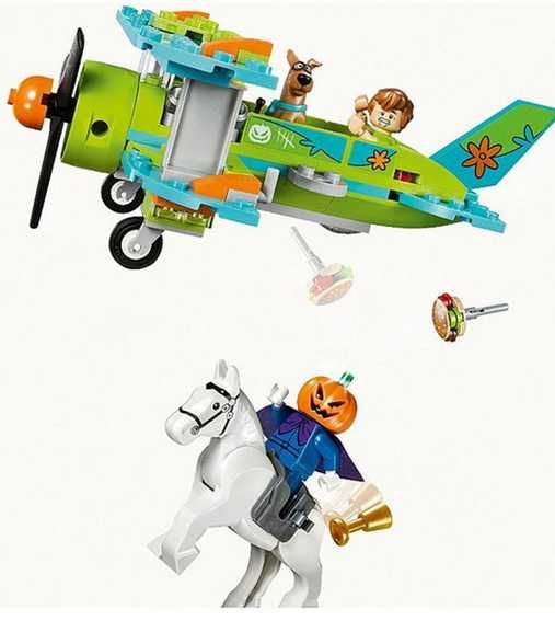 Set / kit Avião Scooby Doo (compatível com Lego)