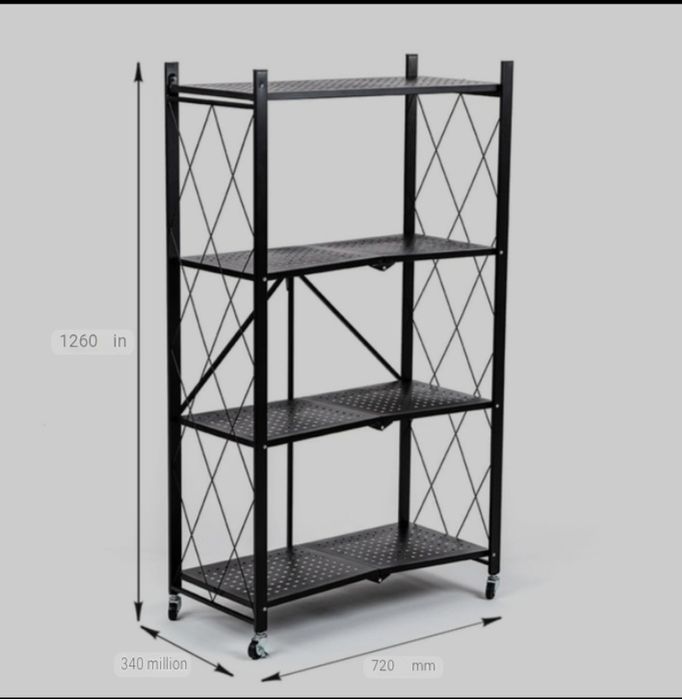 Стелаж мобільний металевий