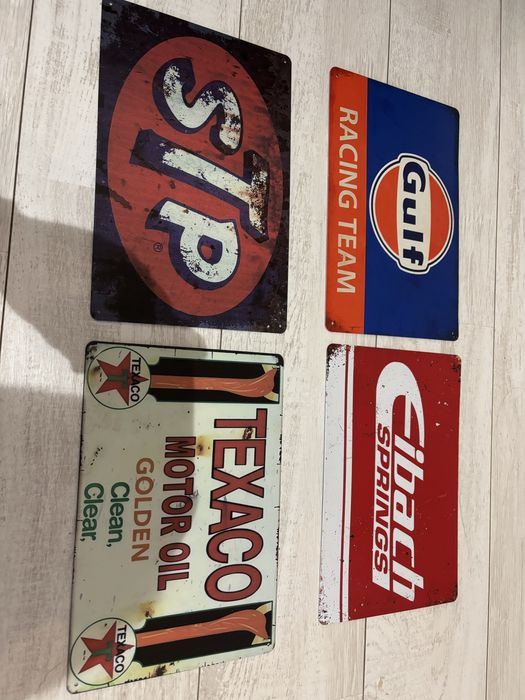 Placas metalicas automobilia