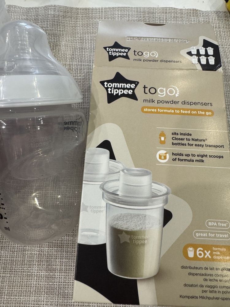 Tommee tippee пляшечка 260 мл для немовлят для суміші ємність