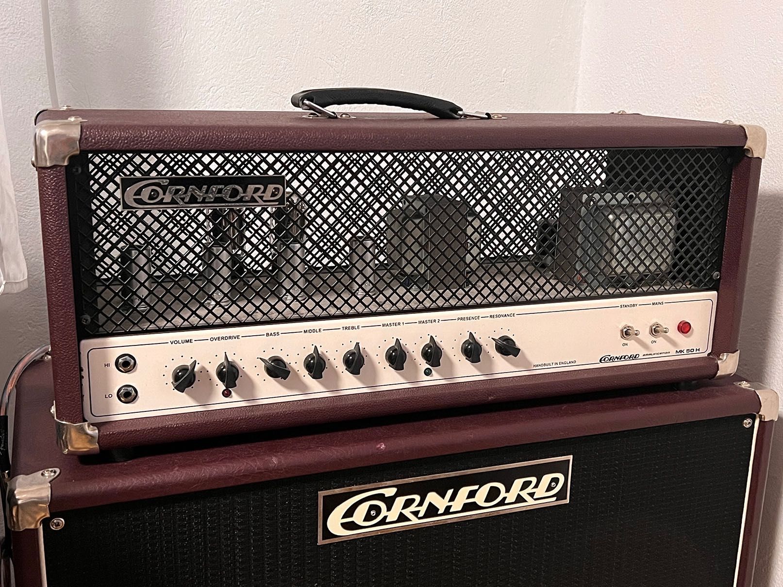 Cornford MK50 UK (jak Marshall, Soldano)