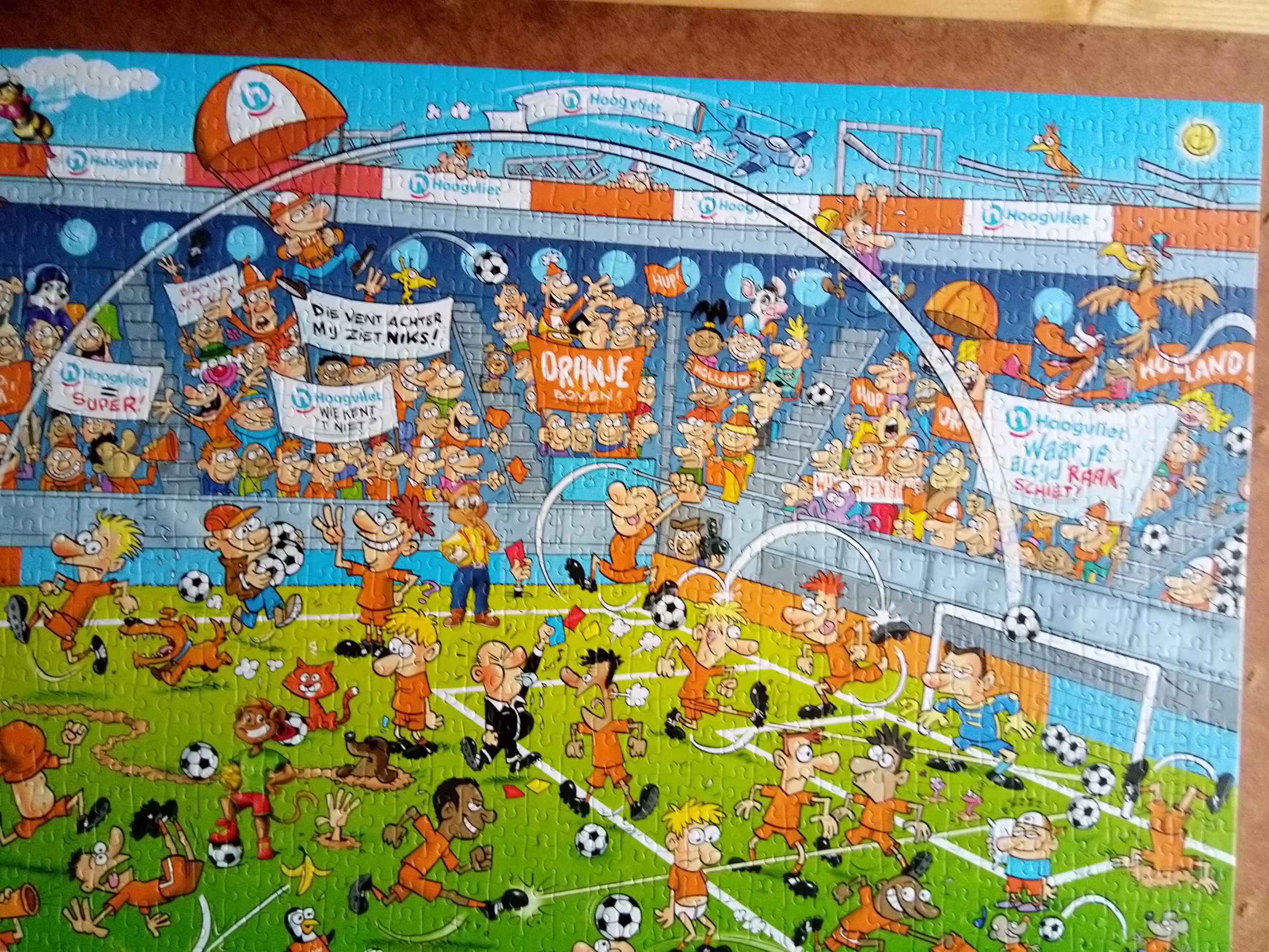 Puzzle 1000 Hoogvliet Oranje puzzel