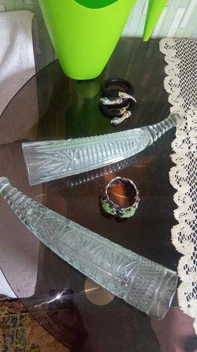 Хрустальный рог изобилия/посуда фужер бокал ваза хрусталь стакан