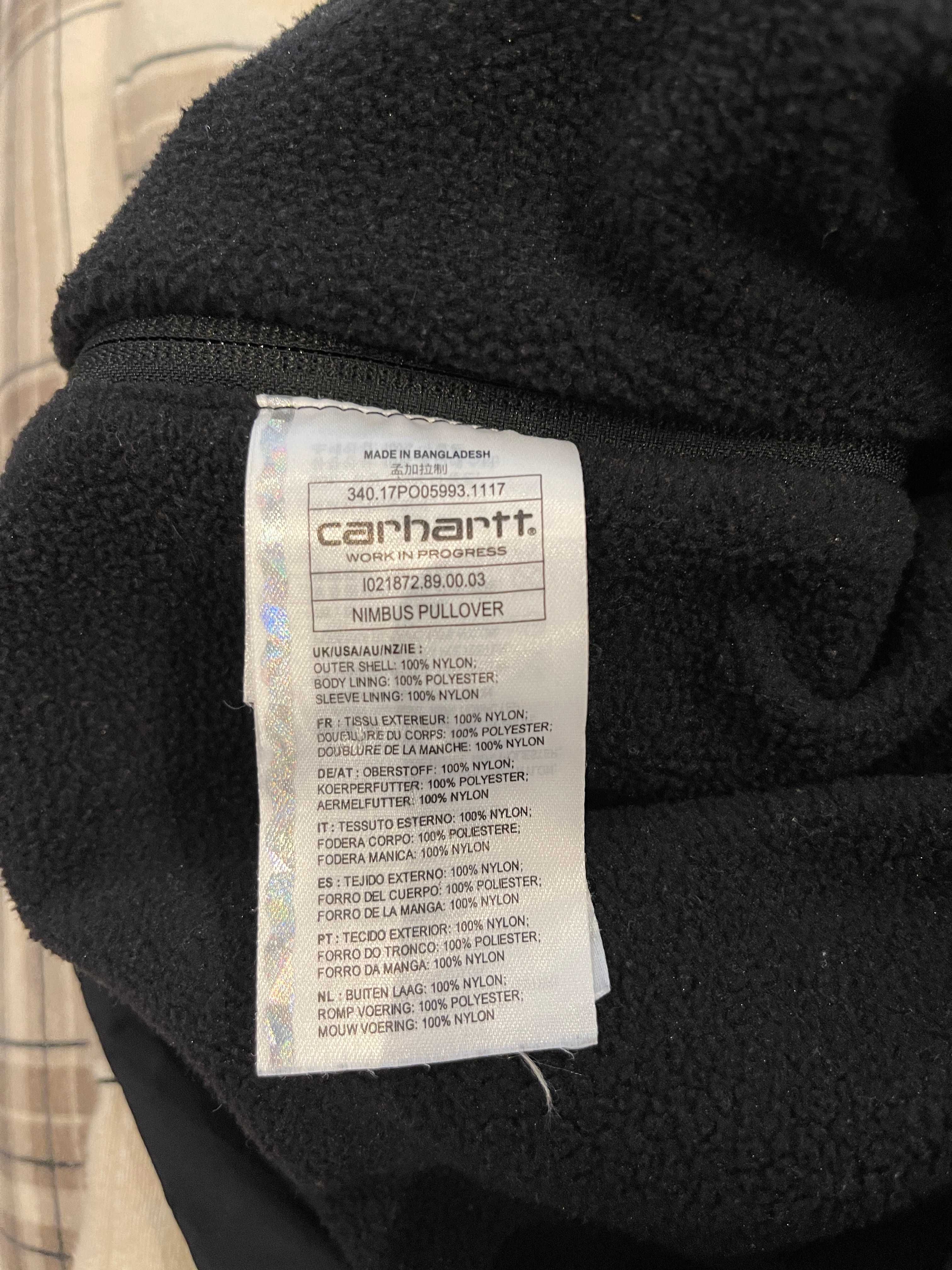 Carhartt Pullover Kurtka jesienno zimowa na polarze