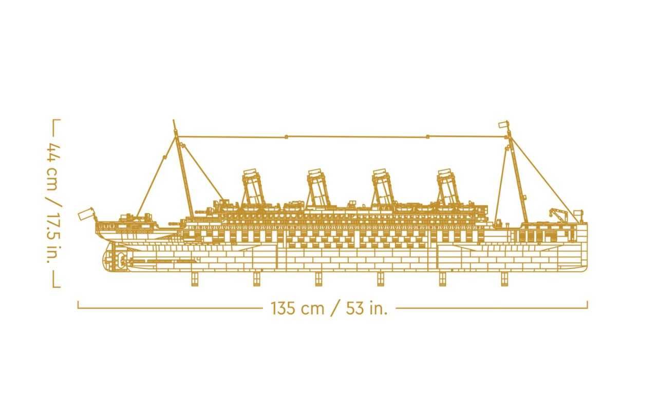 LEGO Icons 10294 - Titanic - Novo e selado. Original