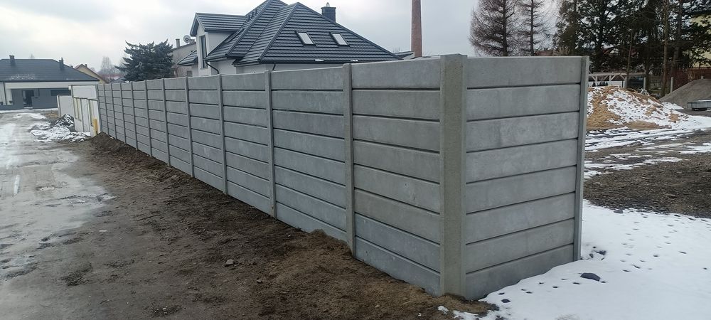 Ogrodzenie betonowe, palisadowe, płyta betonowa, producent!