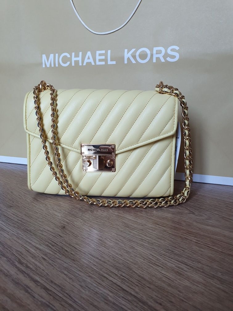 Сумка Michael Kors Rose vegan faux medium