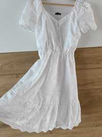 Sukienka Esmara biała ażurowa r. 38