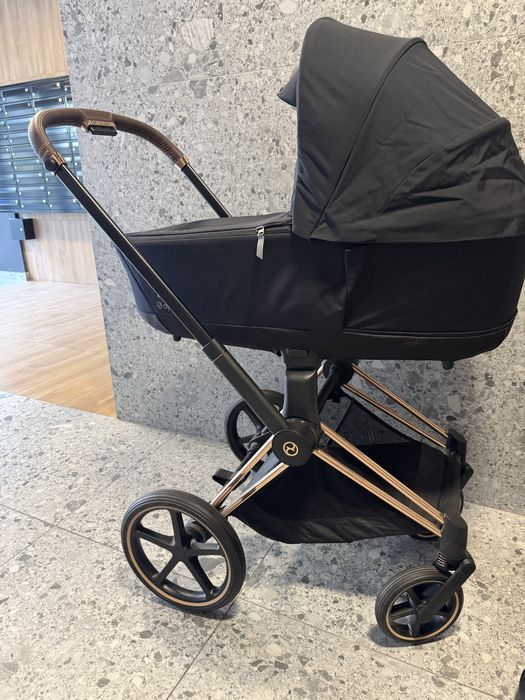 Cybex priam 4.0 rose gold 3w1 sepia black cozy beige