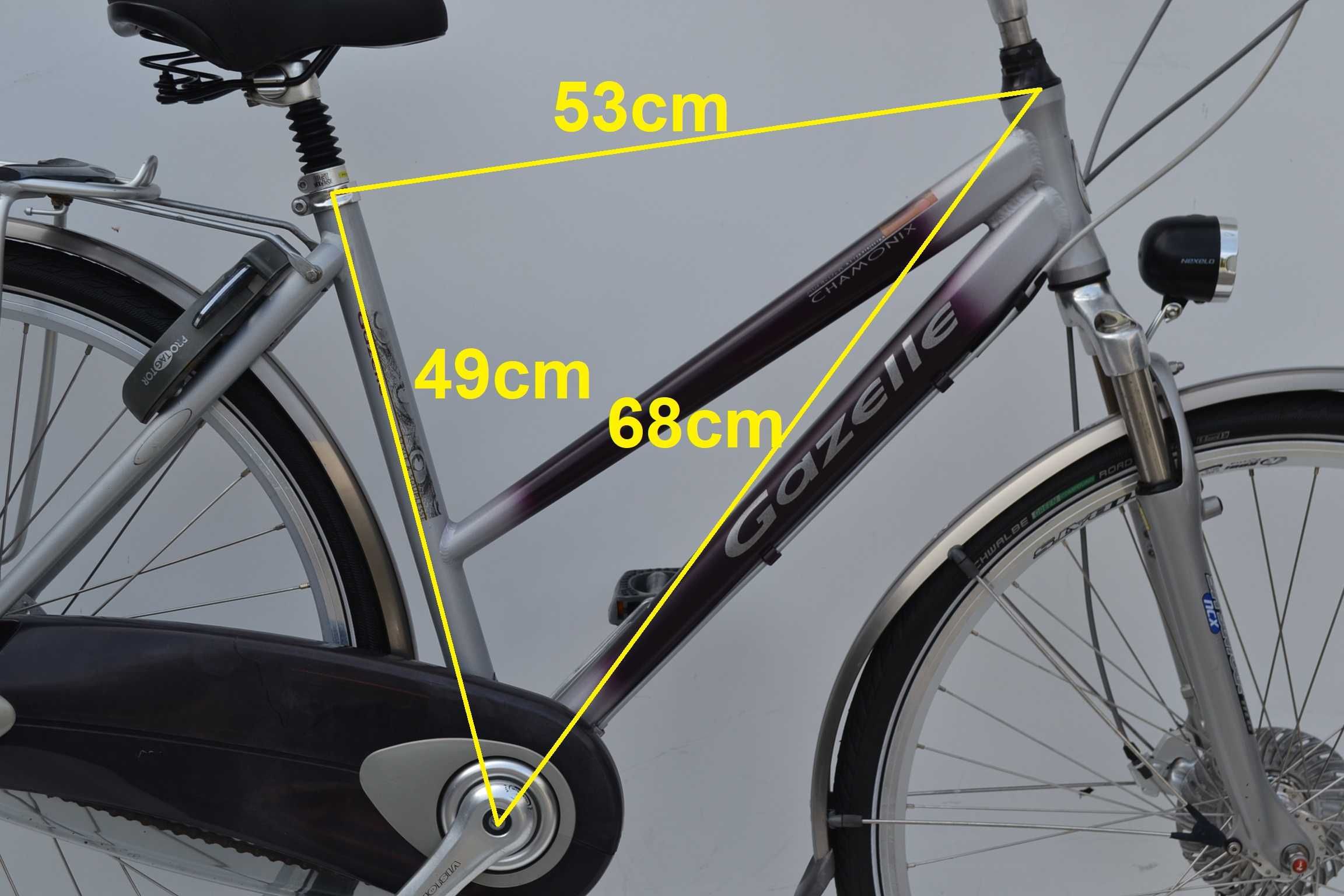 Rower alu holenderski damka * Gazelle Chamonix * rama 49cm