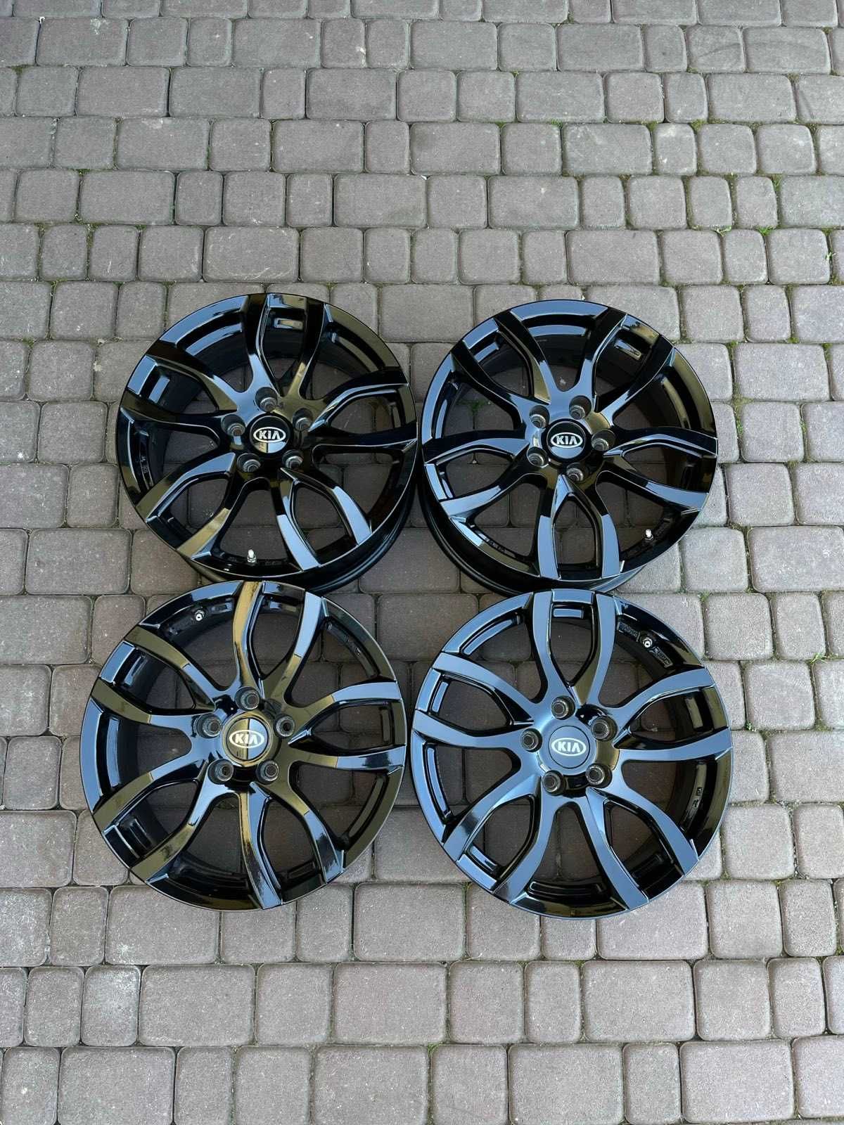 Alufelgi Kia 5x114,3 17 cali Czujniki Sportage Sorento Czarne