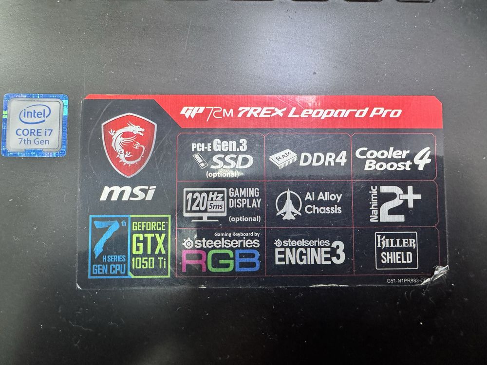 Ноут бук msi б/в