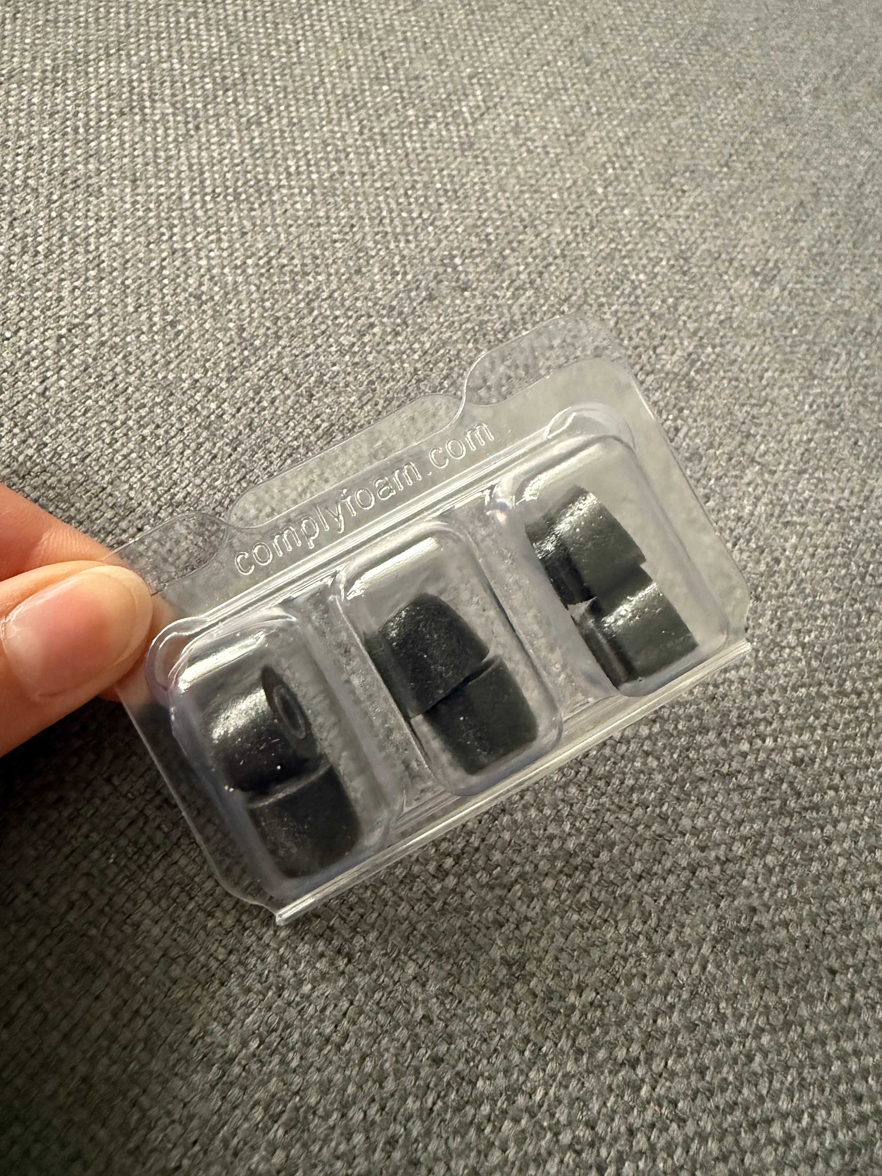 Pianki COMPLY wyciszające ANC kompatybilne z AirPods PRO, S 3 pary