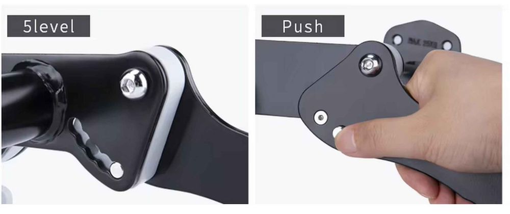 Uchwyt Rowerowey na Ścianę Regulowany Teleskopowy 23-32 cm Waga Roweru