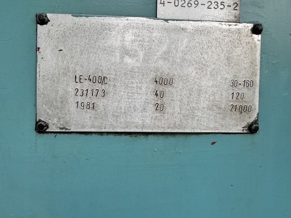 Prasa Mimośrodowa LE400c