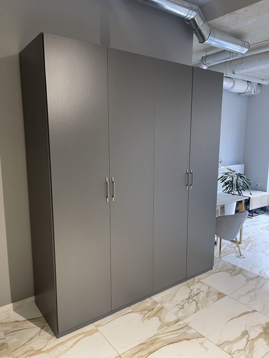 Шафа 4Дв без дзеркал Домініка / Dominika Графіт Miromark DK-24-GT